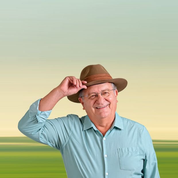 Foto oficial · chapéu